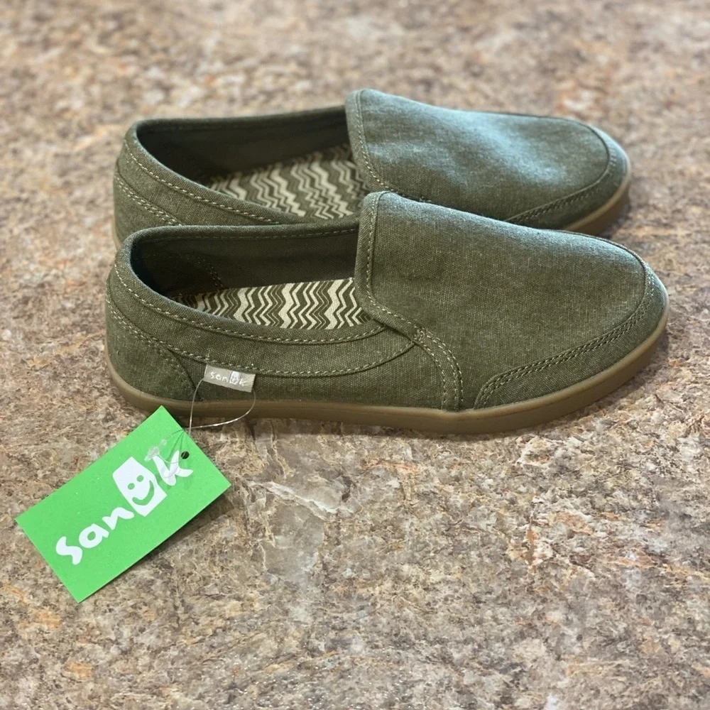 New Sanuk Slip Ons
